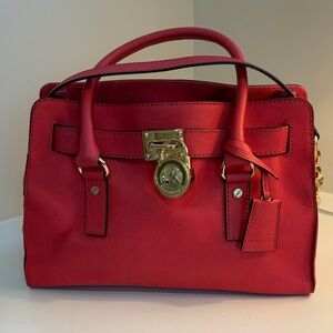 Michael Kors Cherry Red Satchel
